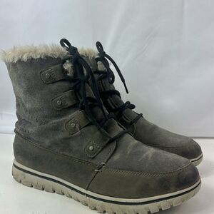 Sorel Joan Explorer Suede Leather Women's Ankle Booties.